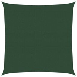 Berkfield Home Sunshade Sail 160 g/m¬≤ Dark Green 4x4 m HDPE - thumbnail 2