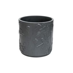 Royal Botanic Gardens Kew Kew Stoneware Meadow Planter Midnight 21cm in Grey - thumbnail 2