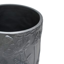 Royal Botanic Gardens Kew Kew Stoneware Meadow Planter Midnight 21cm in Grey - thumbnail 3