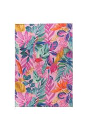 Furn Psychedelic Jungle Bright Floral Woven UV & Weatherproof Outdoor/Indoor Rug in Pink - Size: 120 cm x 170 cm - thumbnail 3