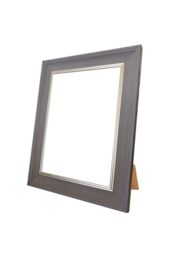 Frames & Mirrors 4U Scandi Limed White Picture Photo Frame A4 in Mid Grey - thumbnail 5