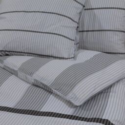 Berkfield Home Duvet Cover Set Grey 260x240 cm Cotton - thumbnail 5