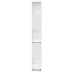 Berkfield Home Bookcase 5-Tier White 80.5x23.5x162.5 cm Engineered Wood - thumbnail 4