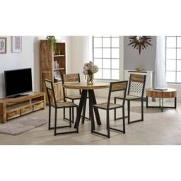 Indian Hub Surrey Large TV with 3 Drawers - Solid Mango Wood - L40 x W150 x H40cm in Brown - thumbnail 8