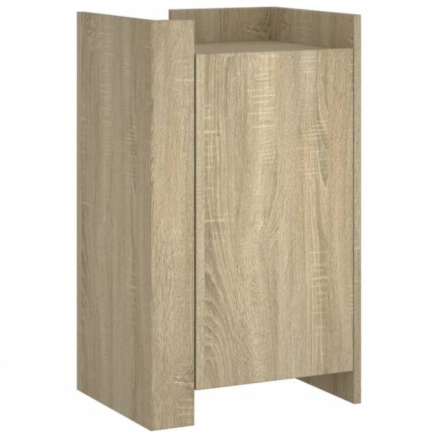 Berkfield Home Sideboard Sonoma Oak 45x35x75 cm Engineered Wood in Light Tan - Size: 45 x 35 x 75 cm - image 1