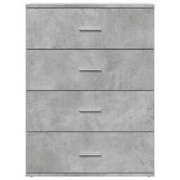 Berkfield Home Sideboard Concrete Grey 60x39x80 cm Engineered Wood - Size: 60 x 39 x 80 cm - thumbnail 5