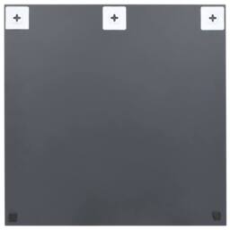 Berkfield Home Wall Mirror 60x60 cm Square Glass in Silver - thumbnail 4
