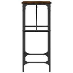 Berkfield Home Console Table Smoked Oak 75x32x75 cm Engineered Wood in Brown - Size: 75 x 32 x 75 cm - thumbnail 5