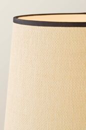 ValueLights Hiru Black 3 Tier Wooden Shelf Floor Lamp with Scallop Edge Shade - thumbnail 4