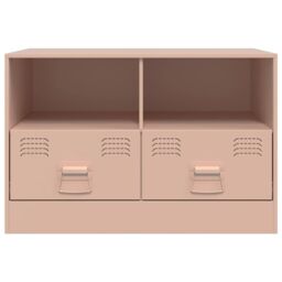 Berkfield Home TV Cabinet Pink 67x39x44 cm Steel - Size: 67 x 39 x 44 cm - thumbnail 6