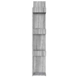 Berkfield Home Book Cabinet Grey Sonoma 86x25.5x140 cm Engineered Wood - thumbnail 6