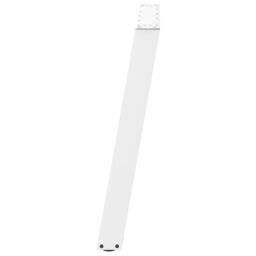 Berkfield Home vidXL Dining Table Legs U-Shaped 2 pcs White 90x(72-73) cm Steel - thumbnail 6
