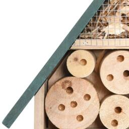 Berkfield Home Insect Hotel 31x10x48 cm Firwood in Brown - Size: 31 x 10 x 48 cm - thumbnail 5