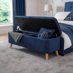 Cheshire Premium Nordica Blanket Box in Blue - thumbnail 2