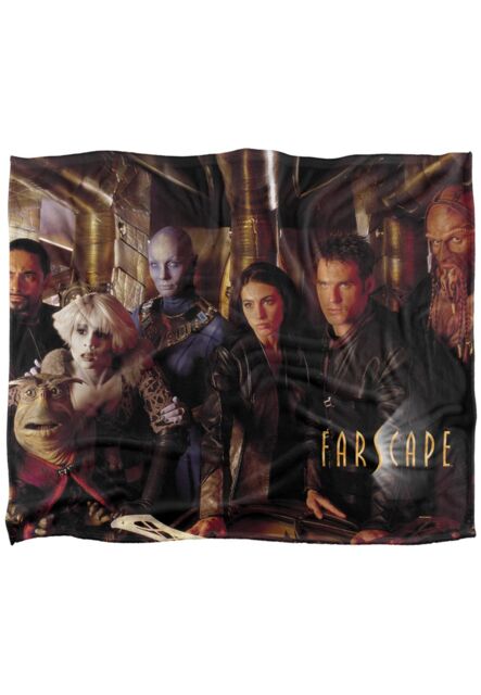 Jim Henson Farscape Crew Silky Touch Super Soft Throw Blanket 152 X 127 cm in White - image 1