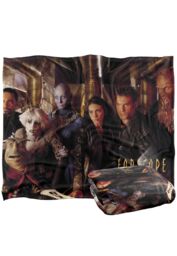Jim Henson Farscape Crew Silky Touch Super Soft Throw Blanket 152 X 127 cm in White - thumbnail 2