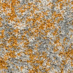 Kukoon Super Soft Mottled Tonal Ochre Yellow & Grey Shaggy Long Hallway Runner Rugs - Size: 60 cm x 240 cm - thumbnail 5