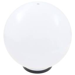 Berkfield Home LED Bowl Lamps 2 pcs Spherical 40 cm PMMA in White - thumbnail 4