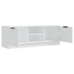 Berkfield Home TV Cabinet White 102x35x36.5 cm Engineered Wood - thumbnail 4