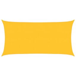 Berkfield Home Sunshade Sail 160 g/m¬≤ Yellow 2.5x5 m HDPE - thumbnail 2