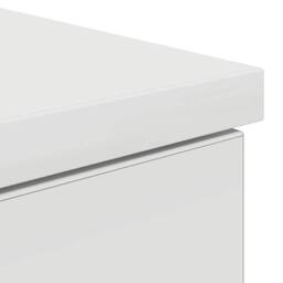 Berkfield Home Desk White 140x49x76 cm Engineered Wood - Size: 140 x 49 x 76 cm - thumbnail 9