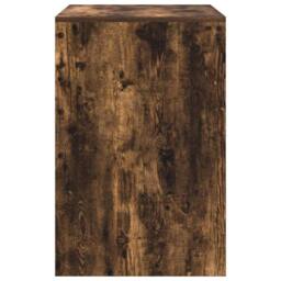 Berkfield Home Modern Writing Desk Smoked oak Engineered wood 70 x 50 x 76 cm in Brown - thumbnail 6