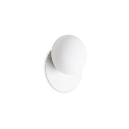 Netlighting NINFEA Round Flush Wall Lamp White