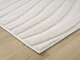 Desire Rugs Aya Living Room Area Rugs - Embossed Waves Design in Cream - Size: 60 cm x 220 cm - thumbnail 4