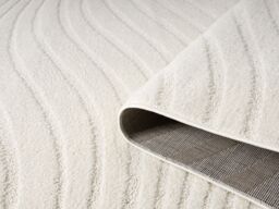Desire Rugs Aya Living Room Area Rugs - Embossed Waves Design in Cream - Size: 60 cm x 220 cm - thumbnail 3