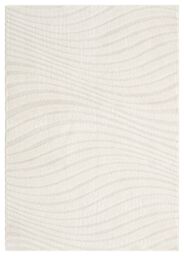 Desire Rugs Aya Living Room Area Rugs - Embossed Waves Design in Cream - Size: 60 cm x 220 cm - thumbnail 2