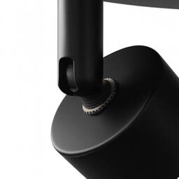 Emitto 3-Way Spotlight Ceiling Light Adjustable Black E14 Metal Fixture - thumbnail 6