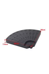 Garden Sanctuary HDPE Garden Parasol Base Water & Sand Filled Umbrella Stand in Black - thumbnail 6