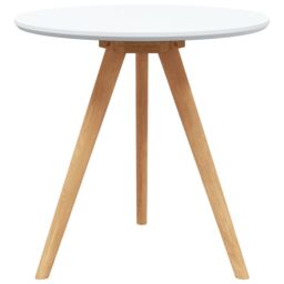 Berkfield Home Coffee Table Set Solid Wood Walnut & Engineered Wood in White - thumbnail 5