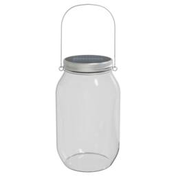 Berkfield Home Solar Glass Light for Outdoor 12 pcs Warm White in Silver - thumbnail 4