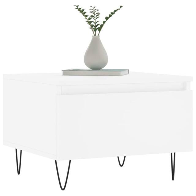 Berkfield Home Modern Coffee Tables 2 pcs White 50x46x35 cm Engineered Wood - Size: 50 x 46 x 35 cm - image 1