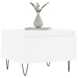 Berkfield Home Modern Coffee Tables 2 pcs White 50x46x35 cm Engineered Wood - Size: 50 x 46 x 35 cm - thumbnail 1