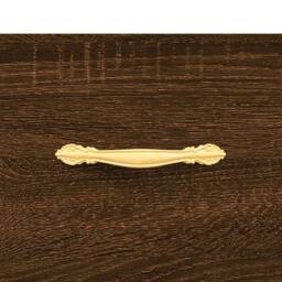 Berkfield Home Decorative Coffee Table Brown Oak 50x50x40 cm Engineered Wood - Size: 50 x 50 x 40 cm - thumbnail 9