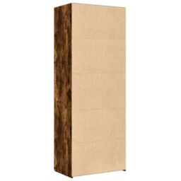 Berkfield Home Highboard Smoked Oak 70x42.5x185 cm Engineered Wood in Brown - thumbnail 6