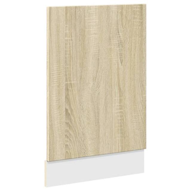 Berkfield Home Dishwasher Panel Lyon Sonoma Oak 45x3x67 cm Engineered Wood in Light Tan - Size: 45 x 3 x 67 cm - image 1