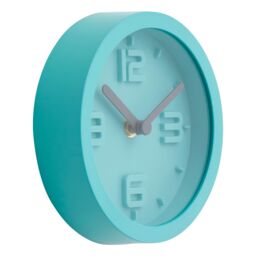 Orsina Elko Embossed Wall Clock in Green - thumbnail 2