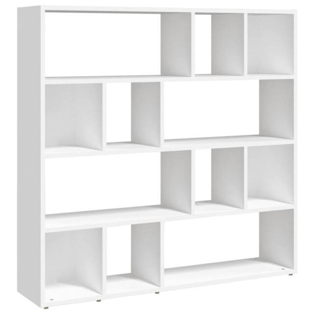 Berkfield Home Book Cabinet/Room Divider White 105x24x102 cm - Size: 105 x 24 x 102 cm - image 1