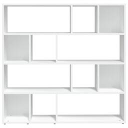 Berkfield Home Book Cabinet/Room Divider White 105x24x102 cm - Size: 105 x 24 x 102 cm - thumbnail 5
