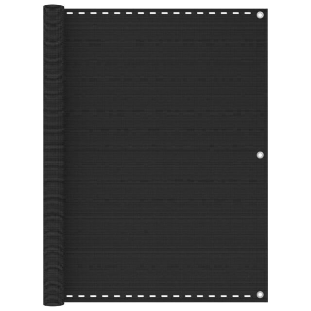 Berkfield Home Balcony Screen HDPE 120x500 cm Anthracite in Black - image 1