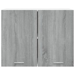 Berkfield Home Hanging Cabinet Grey Sonoma 80x31x60 cm Engineered Wood - Size: 80 x 31 x 60 cm - thumbnail 5