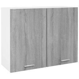 Berkfield Home Hanging Cabinet Grey Sonoma 80x31x60 cm Engineered Wood - Size: 80 x 31 x 60 cm - thumbnail 1