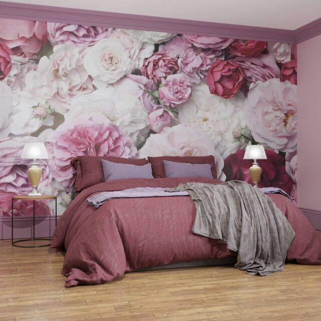 Superfresco Easy Blush Bouquet Print To Order 3m x 2.8m Mural in Pink - image 1