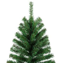 House of Home 6ft Artificial Christmas Tree with Sturdy Metal Stand - Green - Size: 180 cm x 90 cm - thumbnail 3