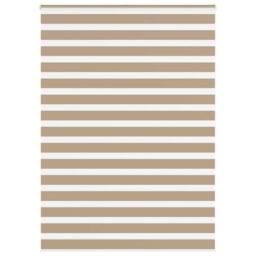 Berkfield Home Elegant Zebra Blind Sand Brown 165x200 cm Fabric Width 160.9 cm P - thumbnail 2