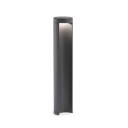 Netlighting Chandra LED Outdoor Bollard Light Dark Grey IP54 - thumbnail 1