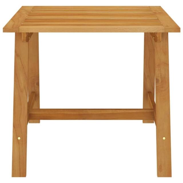 Berkfield Home Garden Dining Table 88x88x74 cm Solid Acacia Wood in Brown - Size: 88 x 88 x 74 cm - image 1